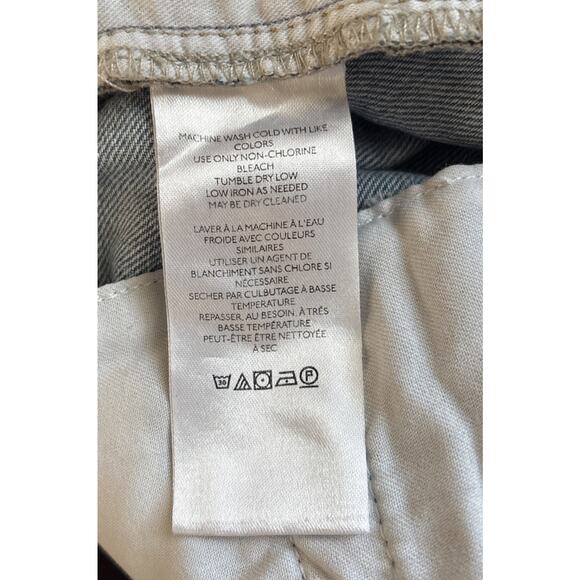 Anthropologie Pilcro Wide Leg Cropped Jeans Women's 32P Petite Blue Lightweight - Picture 10 of 11